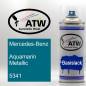 Preview: Mercedes-Benz, Aquamarin Metallic, 5341: 400ml Sprühdose, von ATW Autoteile West.